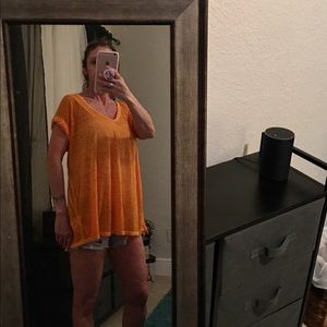 FREE PEOPLE BURN OUT TEE SHIRT